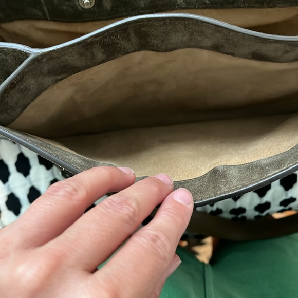 Jenni Kayne Large Suede Saddlebag - Picture 7 of 16